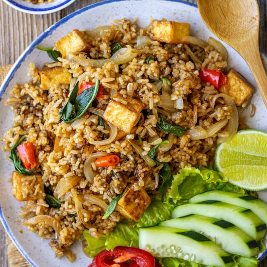 15-minute Thai Basil fried rice