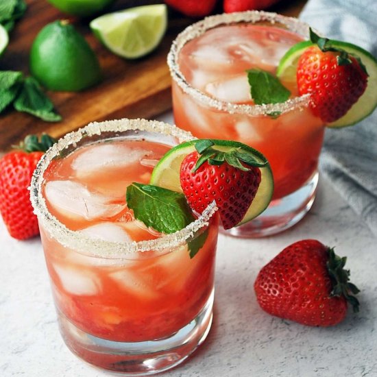 Fresh Strawberry Mojito