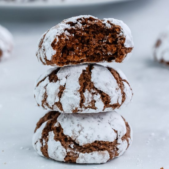 Chocolate Crinkle Cookies