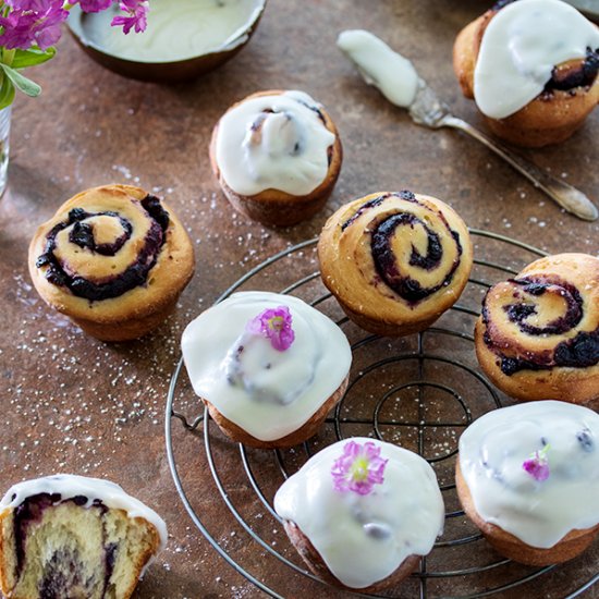 Blueberry Lemon Sweet Rolls