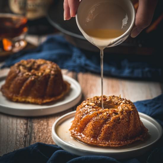 Brown Butter and Pecan Rum Cake