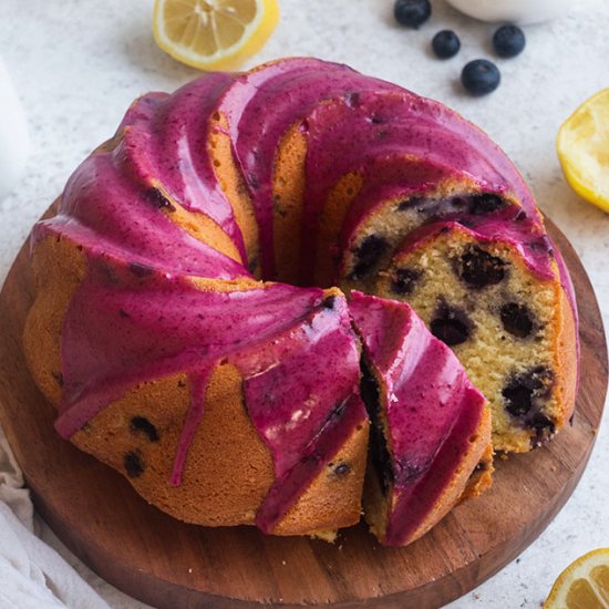 Lemon Blueberry Bundt Cake