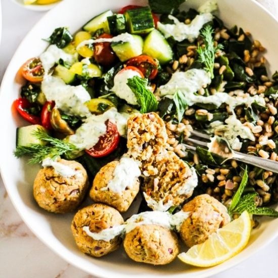 Baked Falafel Bowl