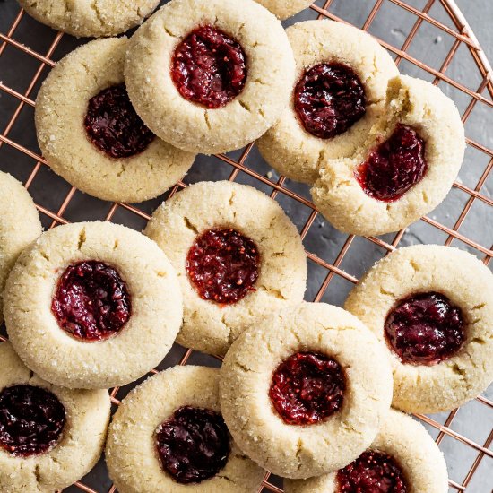 Gluten-Free Thumbprint Cookies