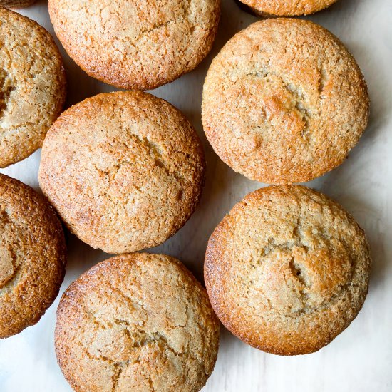 Banana Walnut Protein Muffins