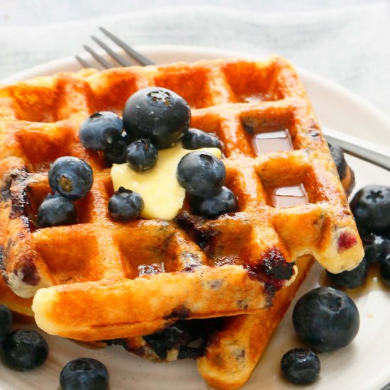 Blueberry Waffles