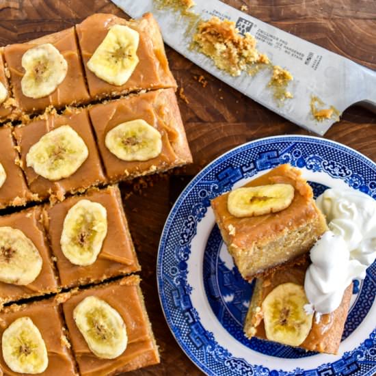 Banoffee Blondies