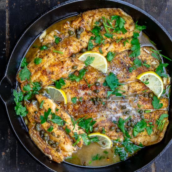 20-Minute Fish Piccata