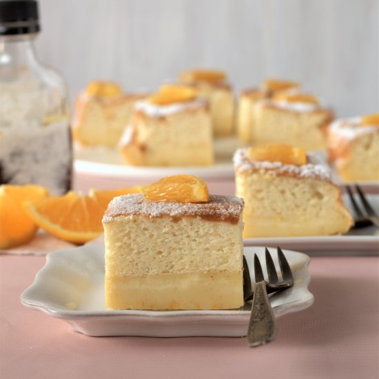 orange creamsicle magic cake