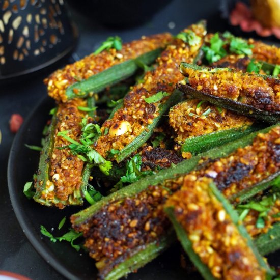 Bharli Bhindi – Indian Stuffed Okra