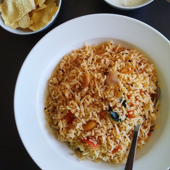 tomato rice | south Indian | Andhra