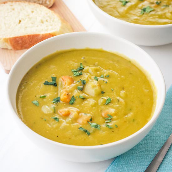 Instant Pot Mini Split Pea Soup