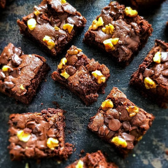 Eggless Chocolate Brownies