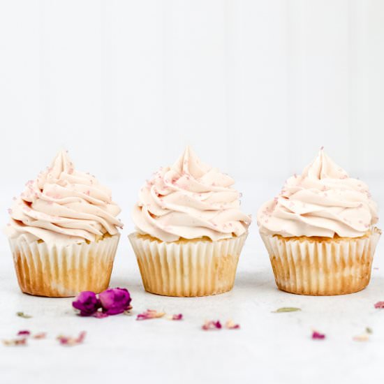 Rosewater Buttercream Frosting