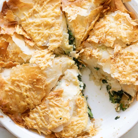 Spanakopita Spinach and Feta Pie