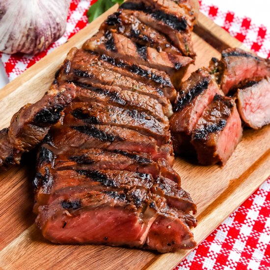 How to grill strip steak