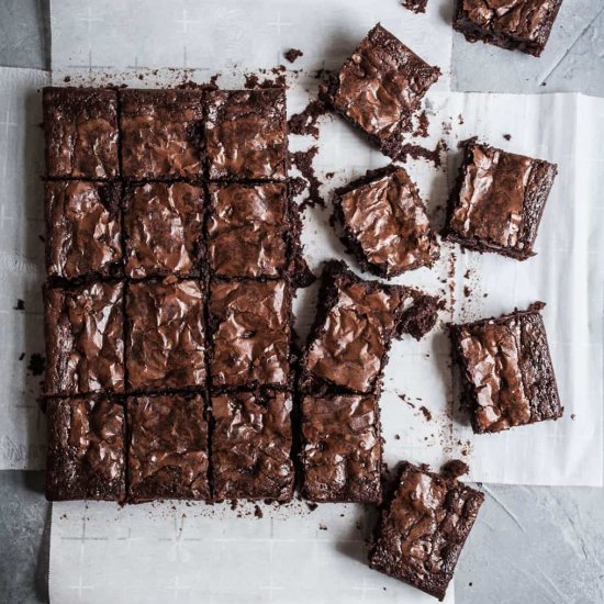 Brownies with Port Wine Cherries