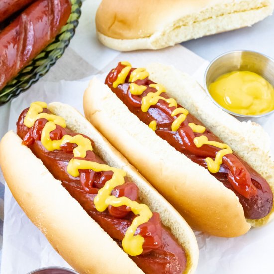 Air Fryer Hot Dogs