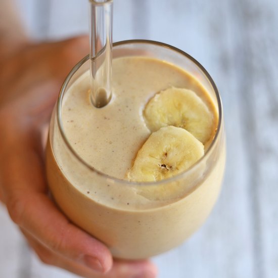 Peanut butter banana smoothie