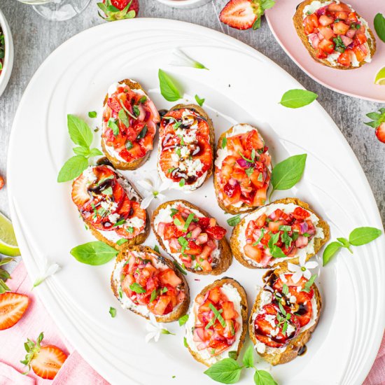 Strawberry Crostini