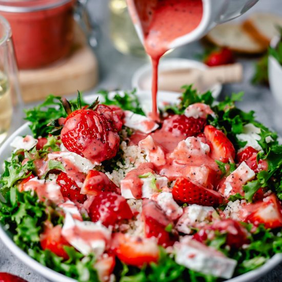 Strawberry Salad With Goat Cheese