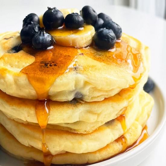 Lemon Blueberry Pancakes