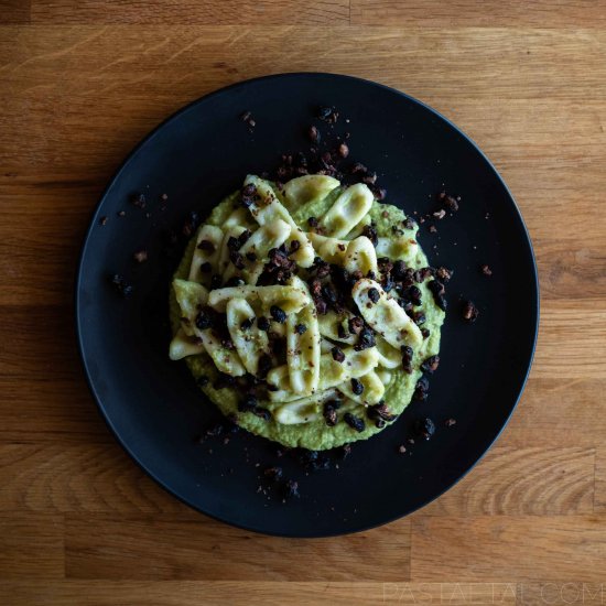 Capunti with Broccoli & Black Beans