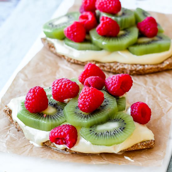 Vegan Fruit Pizza