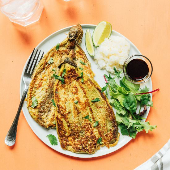 Filipino Eggplant Omelet