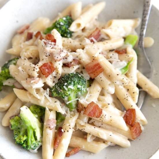 Bacon Broccoli Pasta