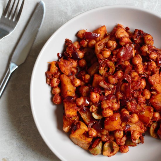 Butternut Chickpeas Recipe