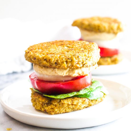 Inside Out Quinoa Burger