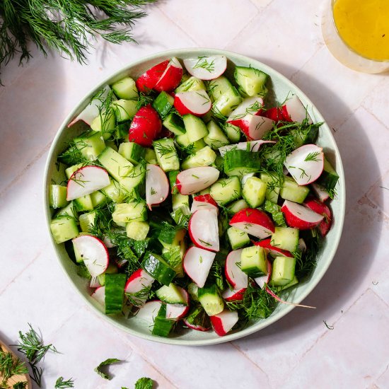 CUCUMBER RADISH SALAD