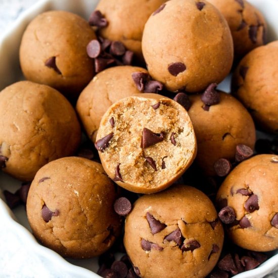 Cookie Dough Protein Bites