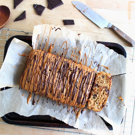 Chocolate Biscoff Banana Bread