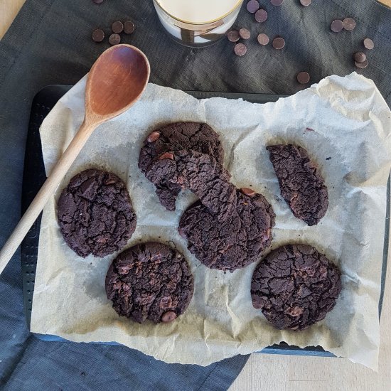 Vegan Chocolate Orange Cookies