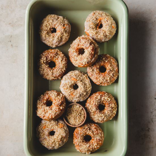 Gluten Free Carrot Cake Donuts