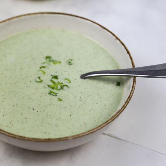 French Cold Cucumber Soup