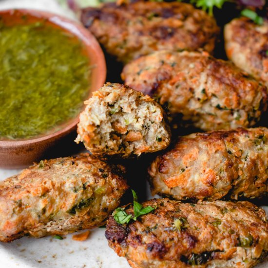 Ginger-Cilantro Pork Meatballs