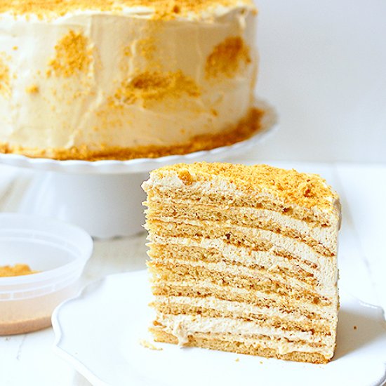 Russian honey cake