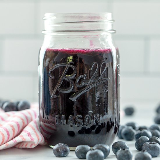 Blueberry Simple Syrup