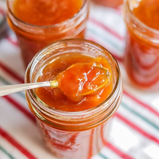 Peach Preserves/Jam (no pectin)