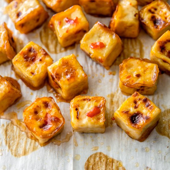 Sweet Thai Chili Baked Tofu