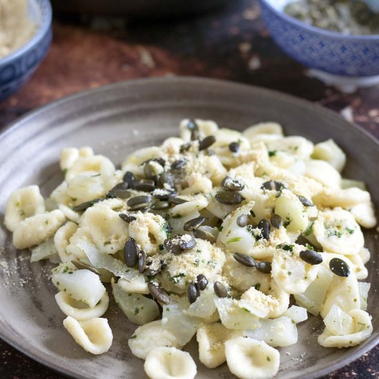 Lemon and fennel pasta