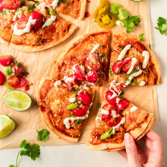 Homemade Mexican Pizza