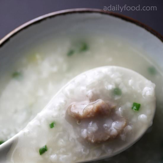 Cantonese Beef Congee