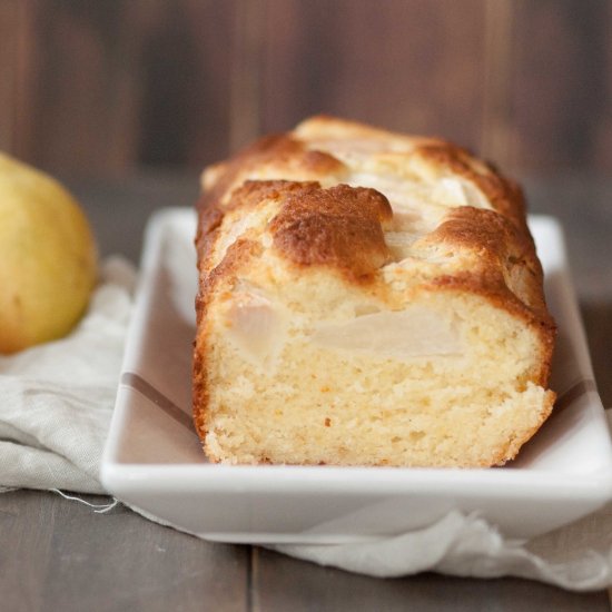 Pear plumcake