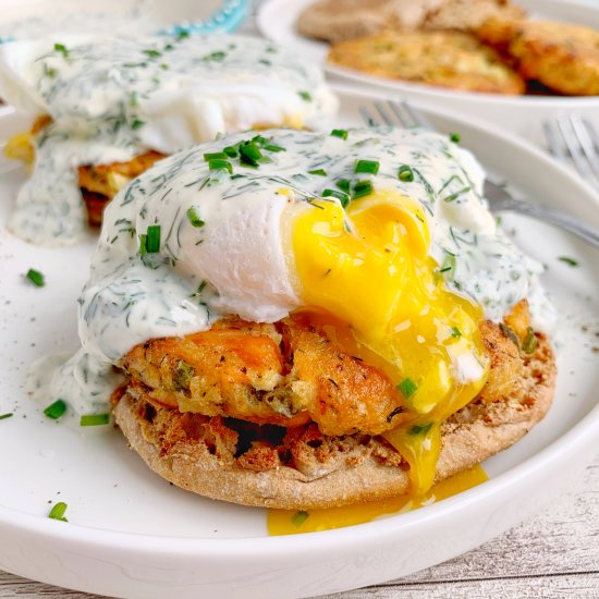 Salmon Cake Benedict