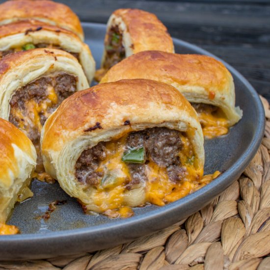 Texan sausage rolls with jalapeno