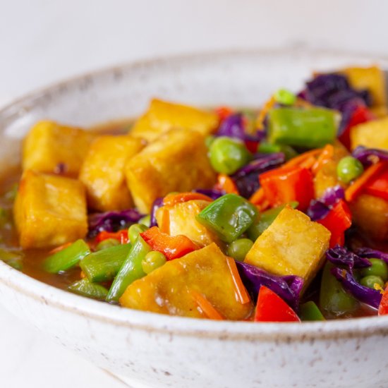 Orange Peel Tofu